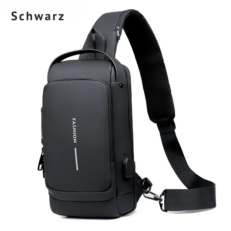 Männer Brusttasche Umhängetasche Brusttasche Crossbody Sling Bag